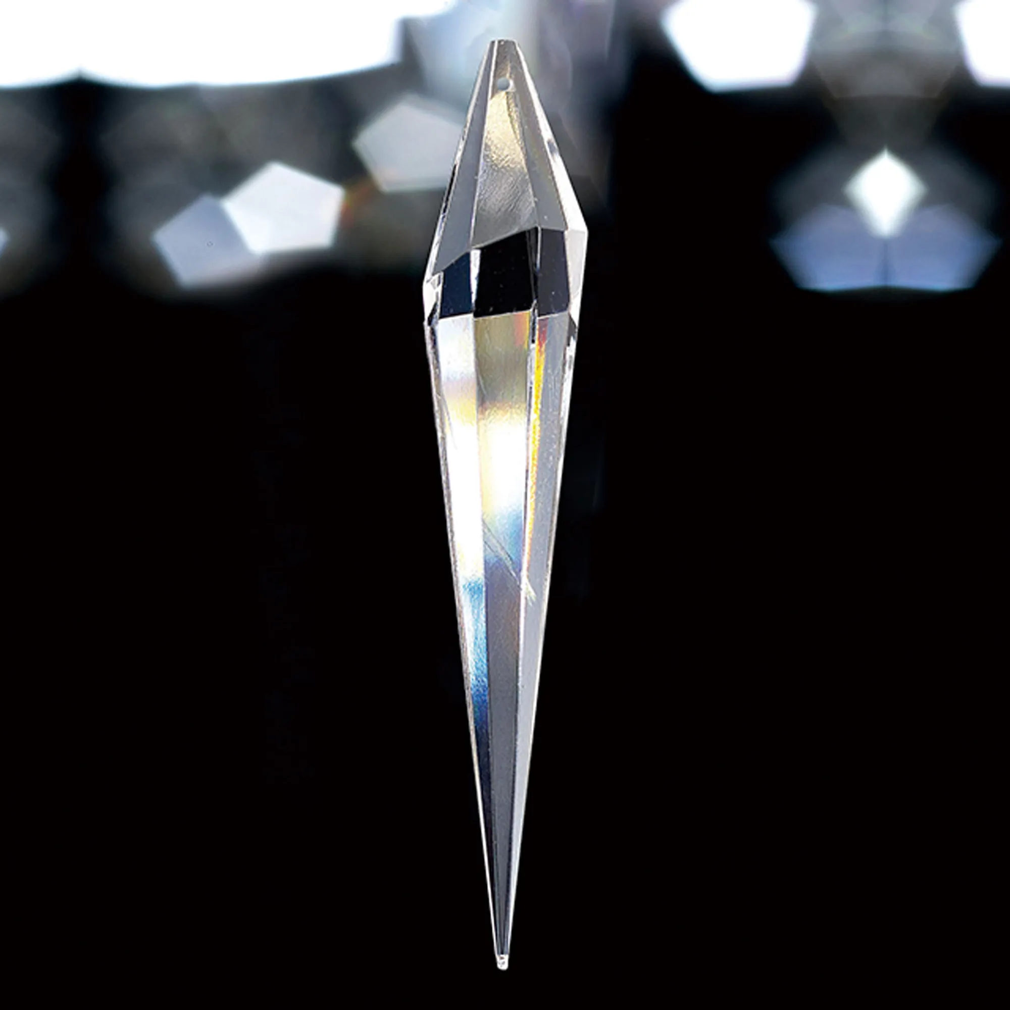 C70070  Crystal Icicle Without Ring 91mm
